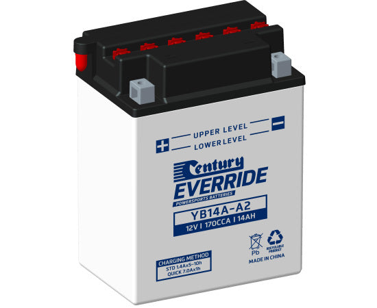 Century Powersports Battery YB14A-A2