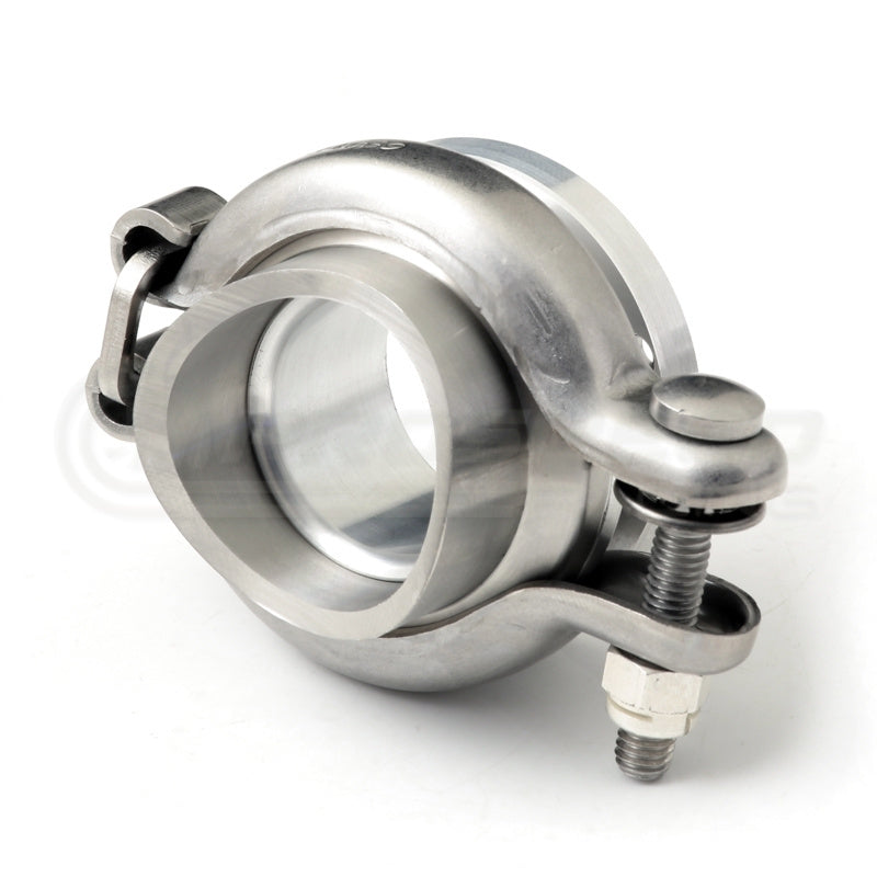GFB Stainless Steel Weld On V Band Mounting Kit Suit GFB Bolt On BOV Body - Universal GFB Mach 2/Hybrid/Respons/Deceptor Pro II applications
