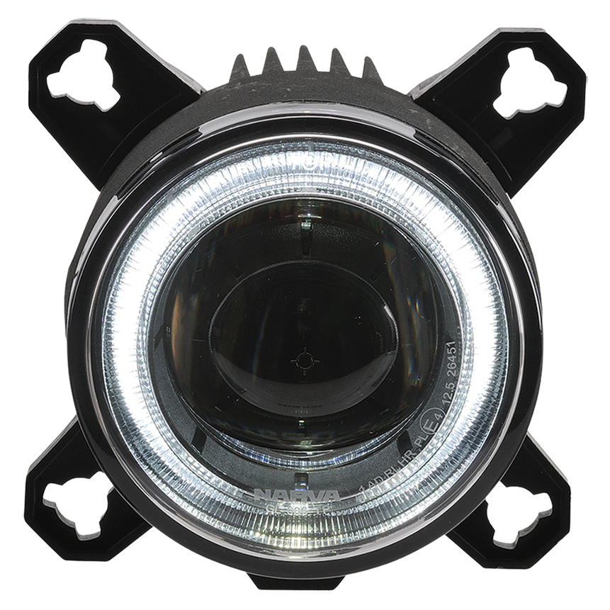Narva 9-33V 90mm LED High Beam Headlamp Assembly with DRL & Position - 71991 | Narva 71991