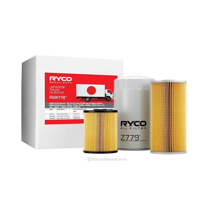 Ryco Heavy Duty Service Kit RSK118 Hino 500