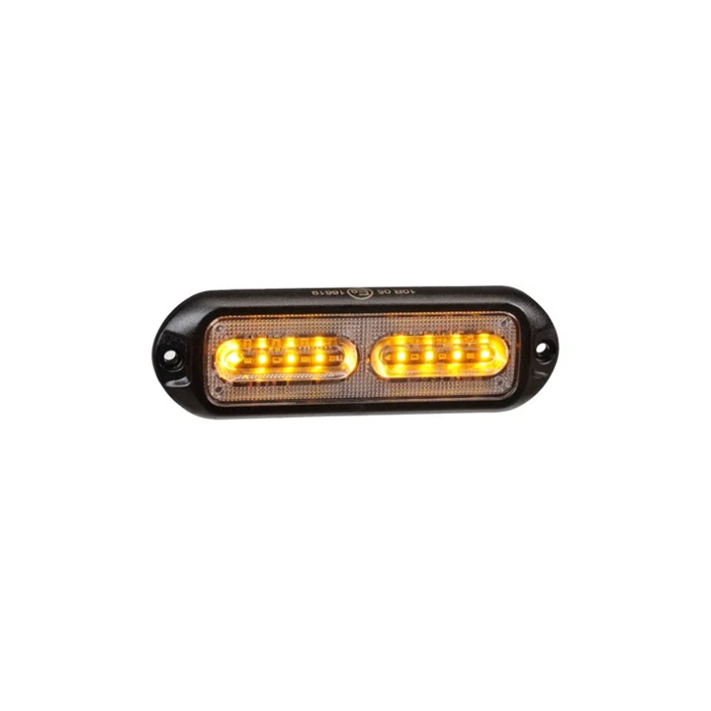 Narva 12/24V High Powered LED Warning Light (Amber), 10 Flash Patterns | Narva 85221A