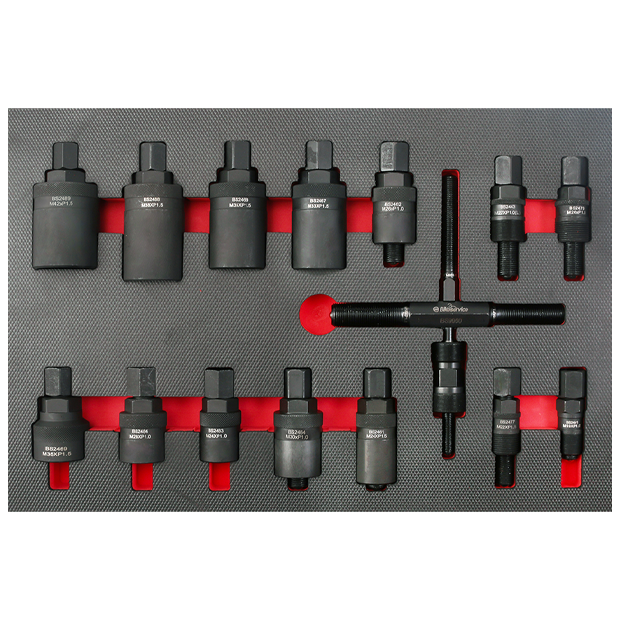 BikeService Magneto Flywheel Puller Set - 15PC - BSB00391