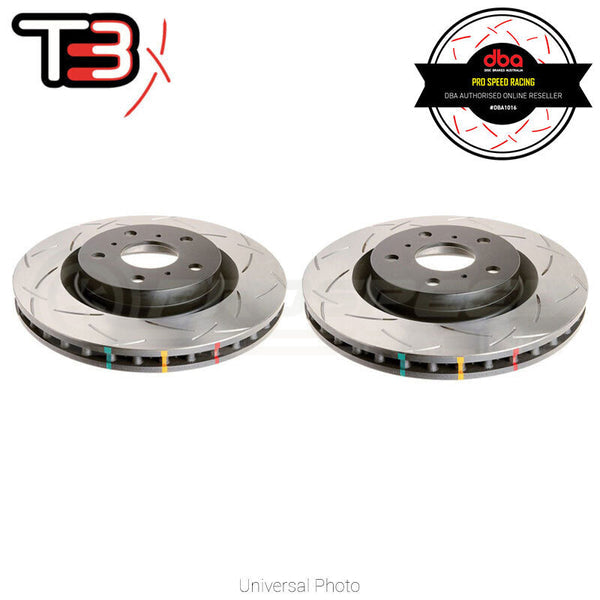 DBA T3 4000 Slotted Front Rotors Pair