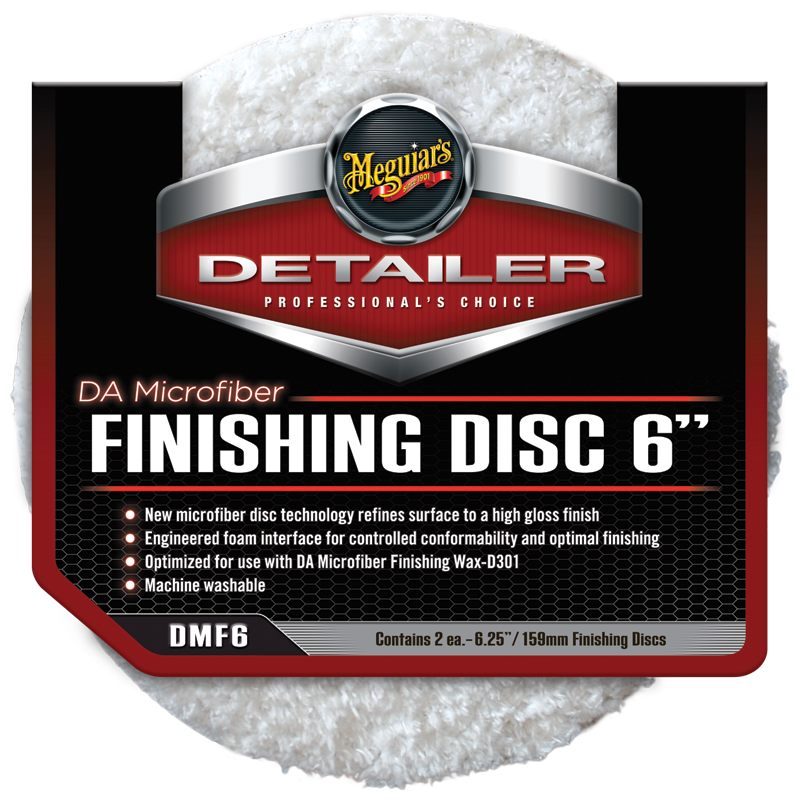Meguiar's DA Microfibre Finishing Disc 6 inch 2 pack