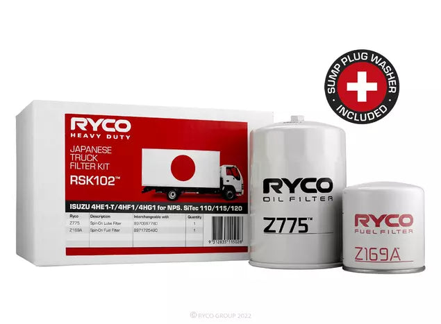Ryco Heavy Duty Service Kit RSK102 Isuzu NPS