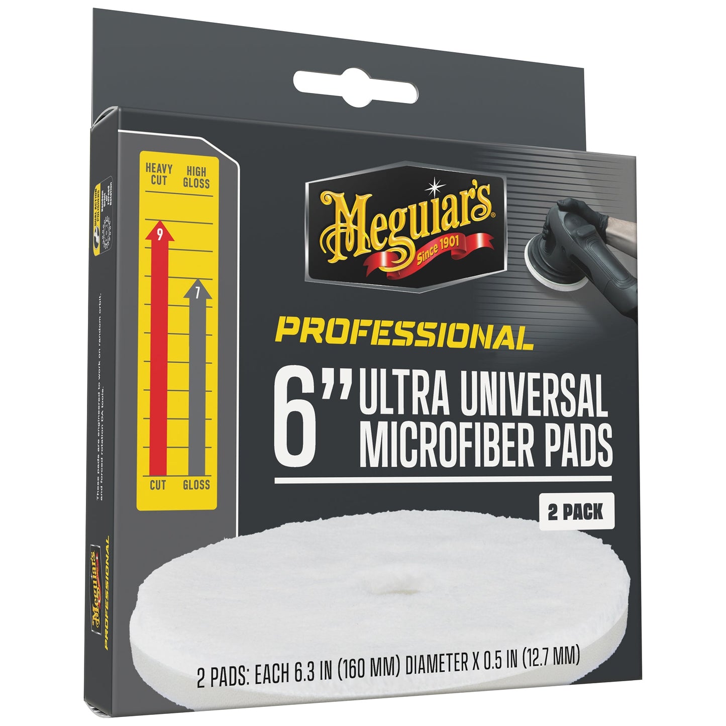 Meguiar's 6 INCH UNIVERSAL MICROFIBER PADS - 2 PACK