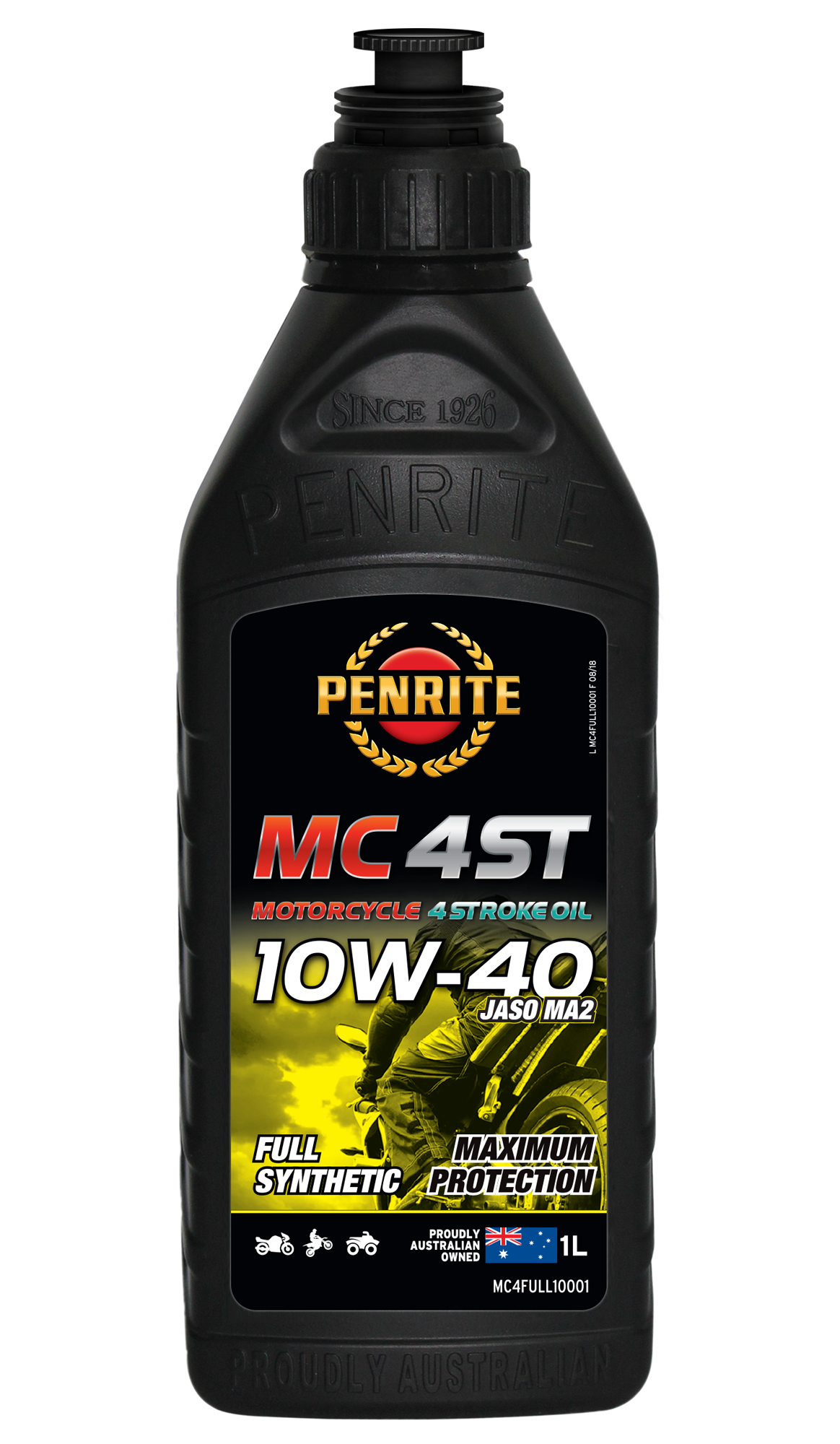 Penrite MC-4 ST Full Synthetic Motorcycle Oil - 10W-40, 1 Litre