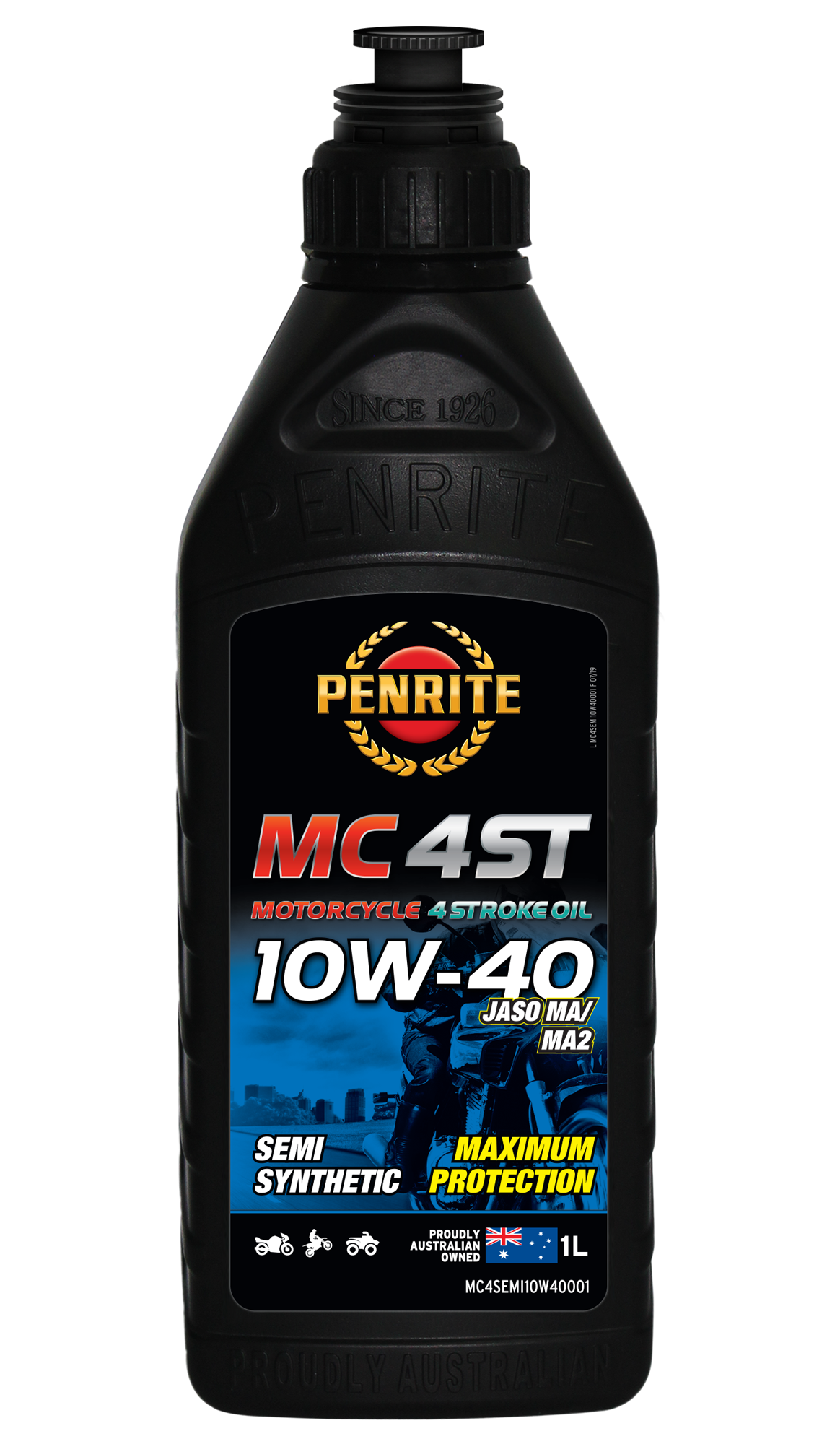 Penrite MC-4ST Semi Synthetic Motorcycle Oil 10W-40 1 Litre