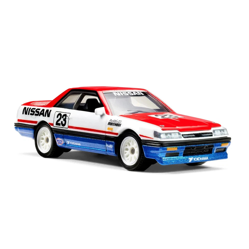 Model car with Nissan branding on a white background
