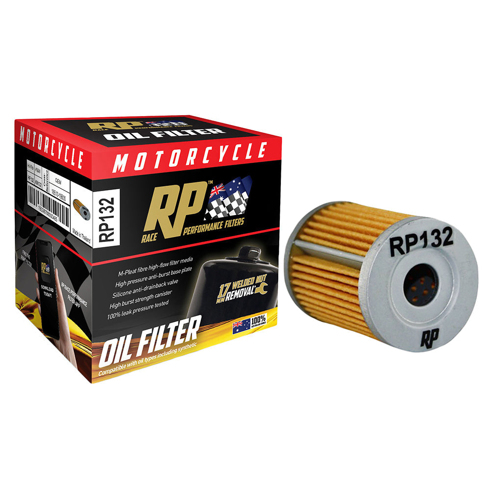 Race Performance Motorcycle Oil Filter RP132