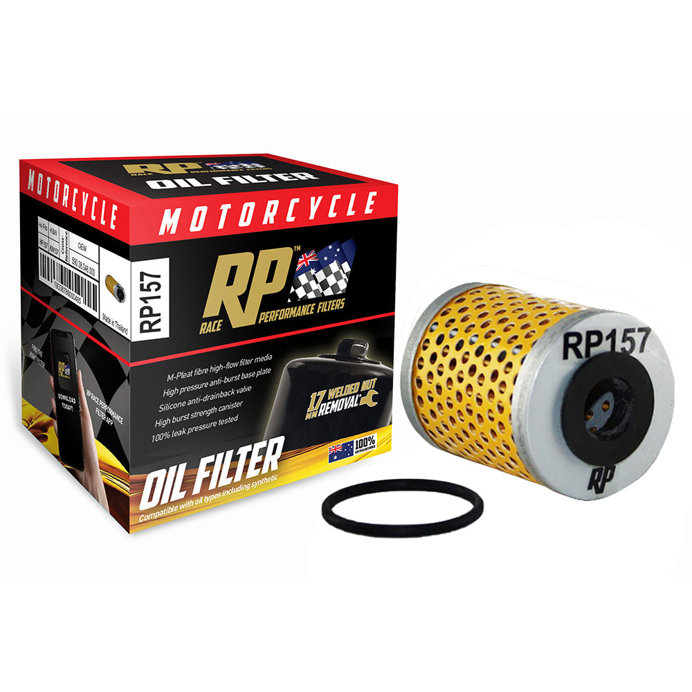 Race Performance Motorcycle Oil Filter RP157
