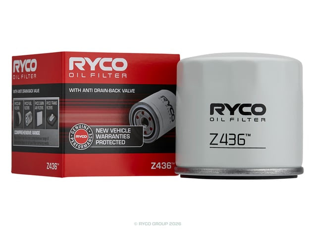 Ryco Oil Filter - Z436 - Z436