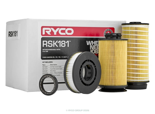 Ryco Heavy Duty Service Kit RSK181 Fuso Canter 4P10T