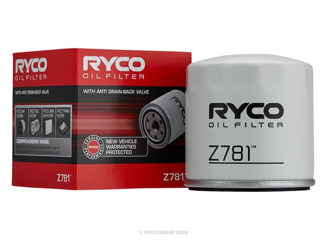 Ryco Oil Filter - Z781 - Z781