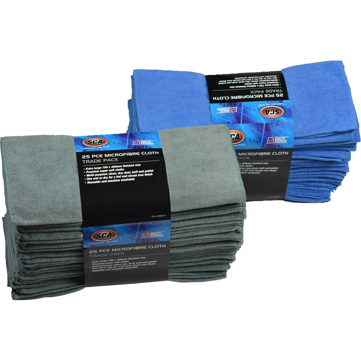 SCA Microfibre Cloths Trade 25 Pack