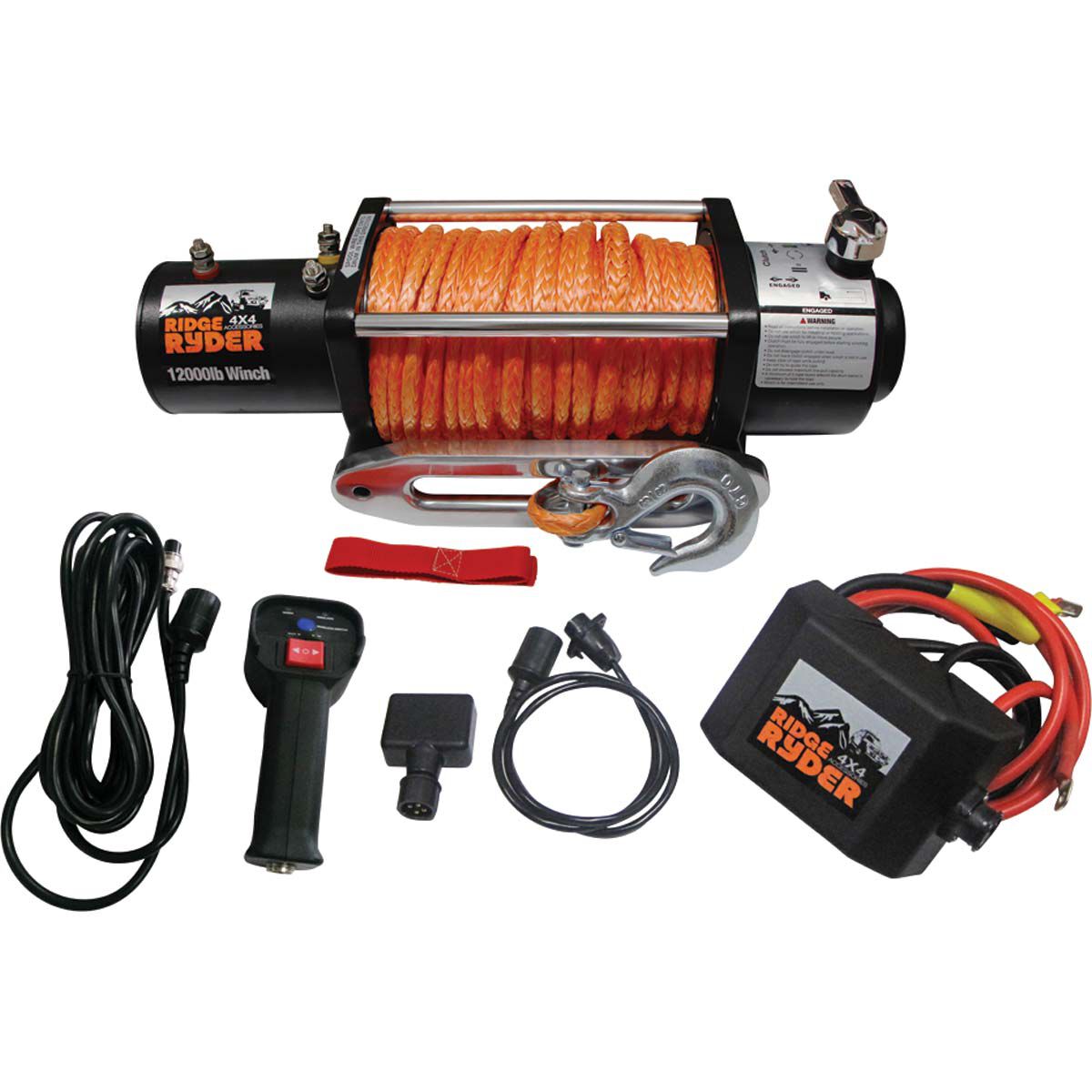 Ridge Ryder Electric Winch 12V 12000lb