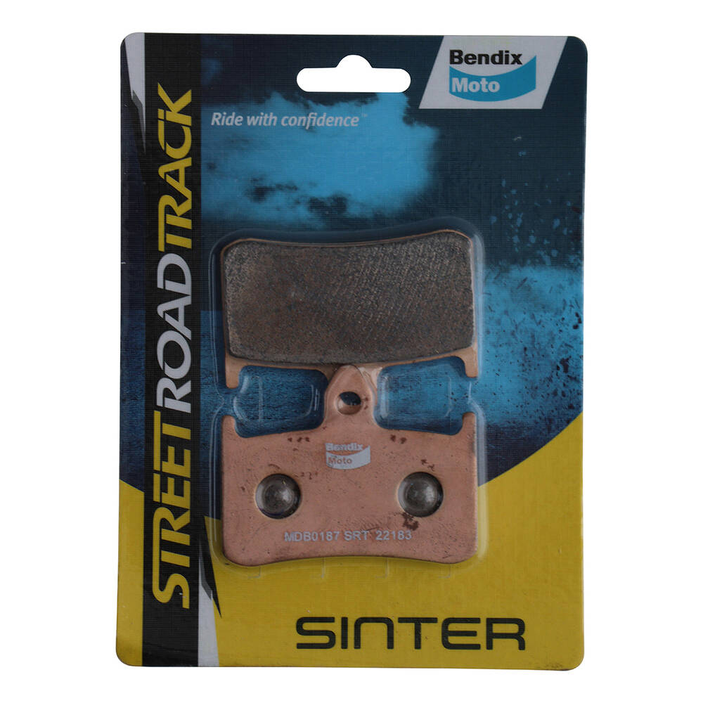 Bendix Street Road Track Motorcycle Disc Brake Pads - MDB0187-SRT