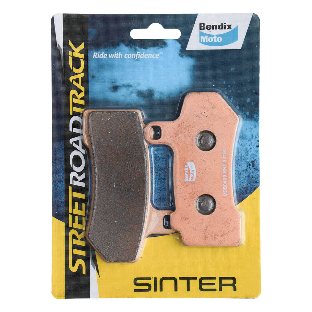 Bendix Street Road Track Motorcycle Disc Brake Pads - MDB0409-SRT