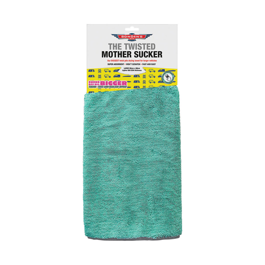 Bowden's Own Twisted Mother Sucker Drying Towel 900 x 600mm