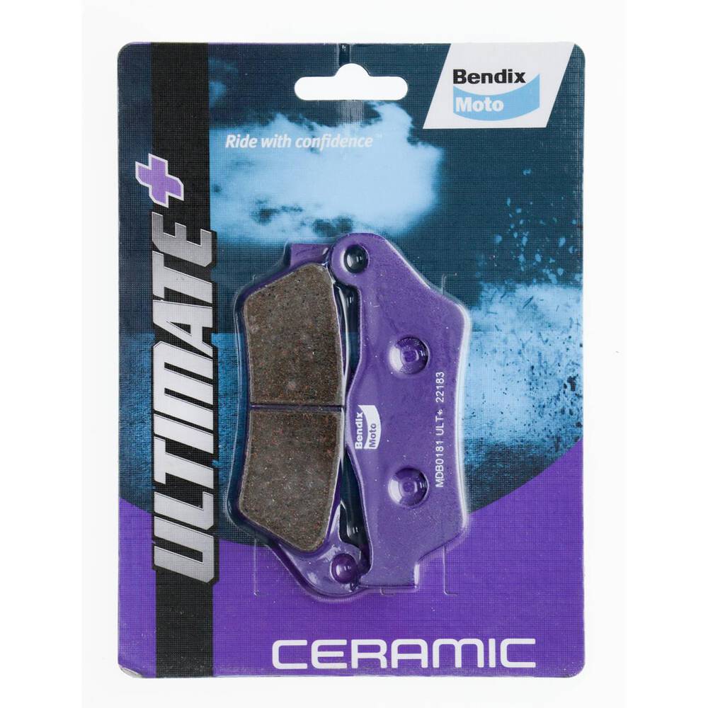 Bendix Ultimate+ Motorcycle Disc Brake Pads - MDB0181-ULT+