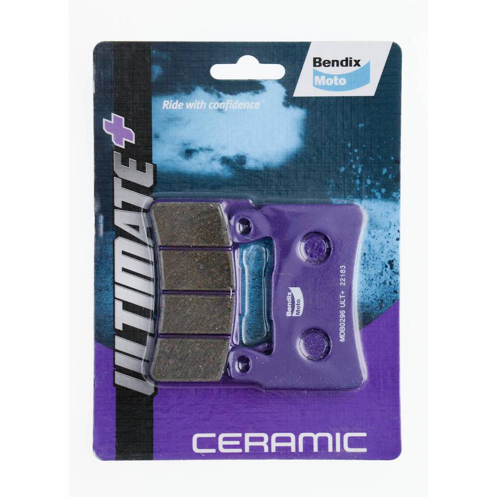 Bendix Ultimate+ Motorcycle Disc Brake Pads - MDB0296-ULT+