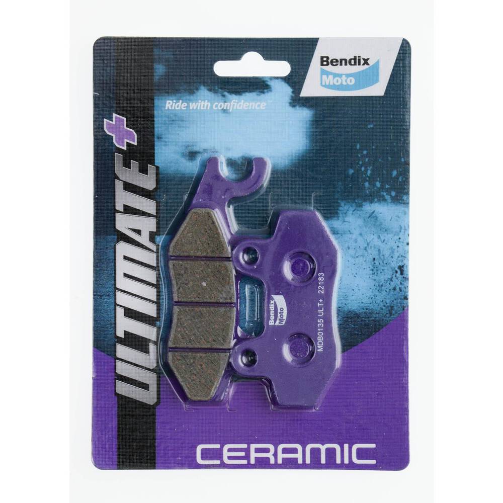 Bendix Ultimate+ Motorcycle Disc Brake Pads - MDB0135-ULT+