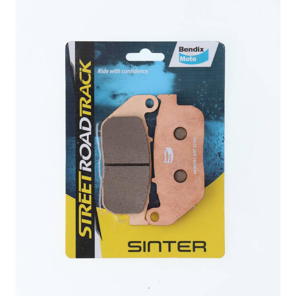 Bendix Street Road Track Motorcycle Disc Brake Pads - MDB0381-SRT