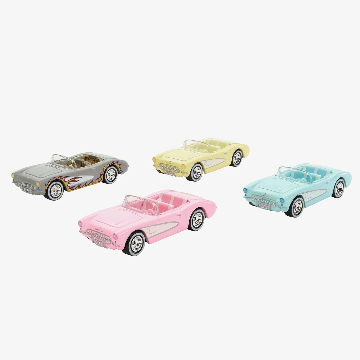 Hot Wheels Premium Barbie The Movie 1956 Corvette Collector Set - 4 Pack
