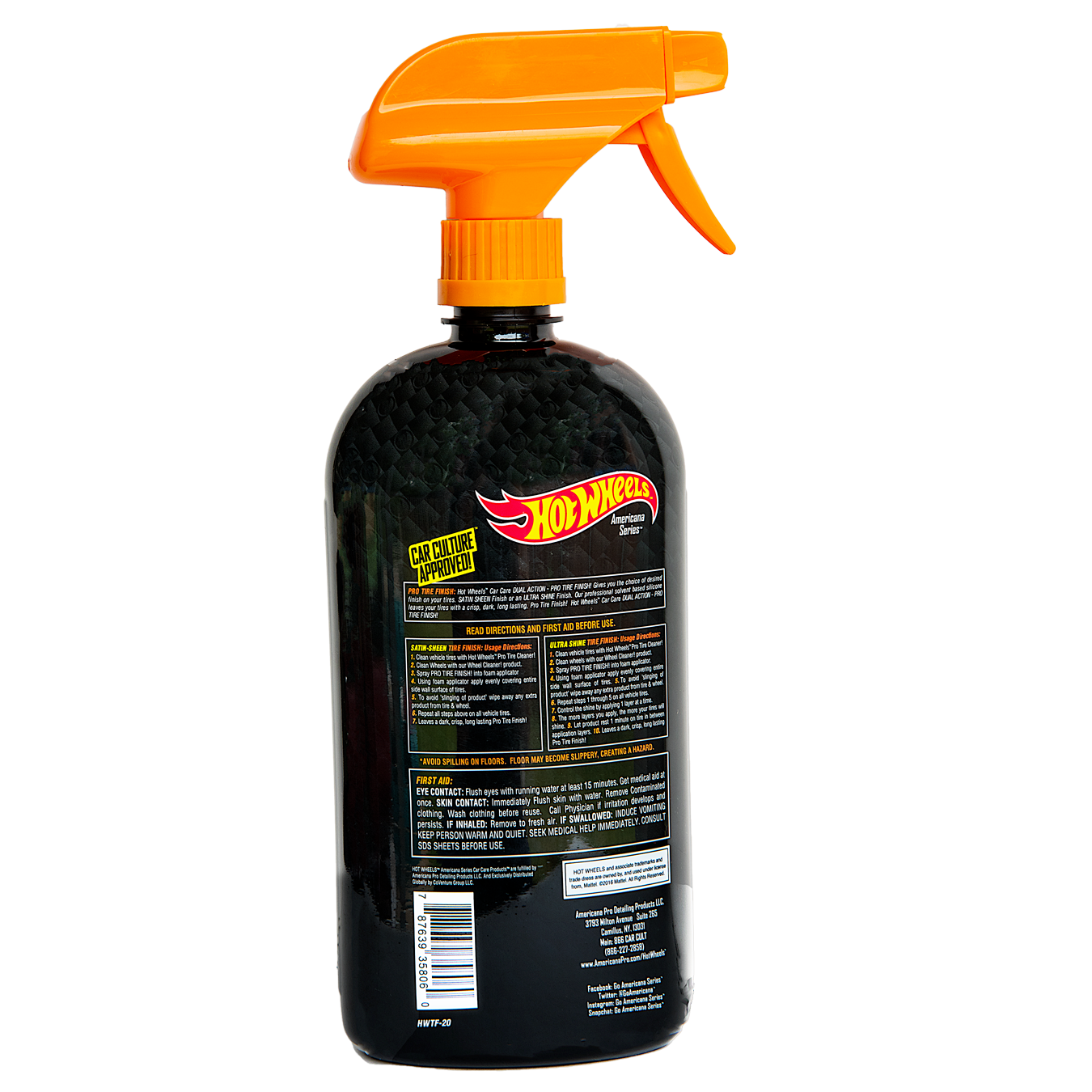 Hot Wheels Americana Series Car Care Pro Tire Finish 590ml HWTF-20