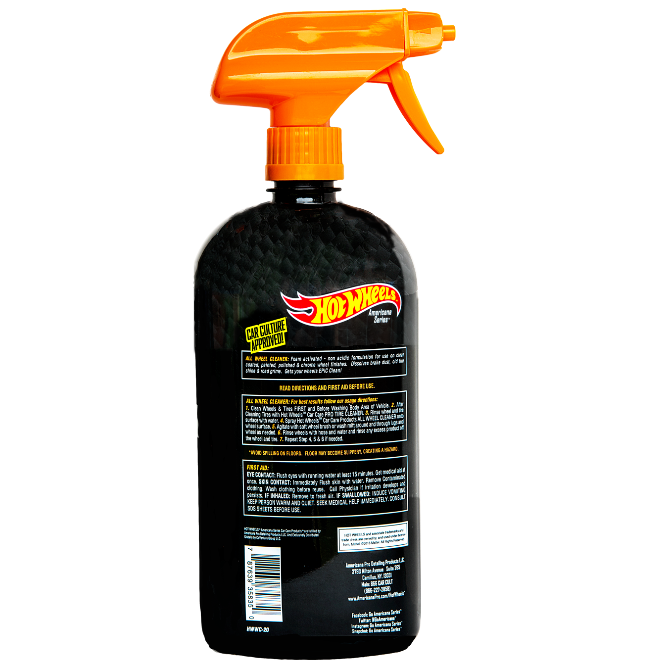 Hot Wheels Car Care All Wheel Cleaner Coated Wheels 590ml HWWC-20