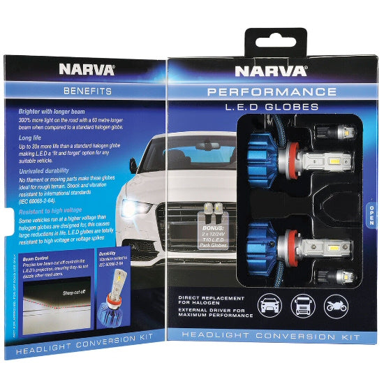 GEN III LED Headlight Kit - H8/9/11 - 12/24v
