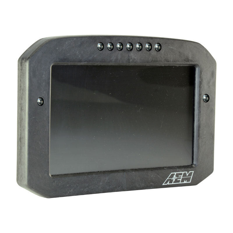 AEM CD-7FL Carbon Flat Panel Digital Racing Dash Display, Logging, Internal GPS Enabled