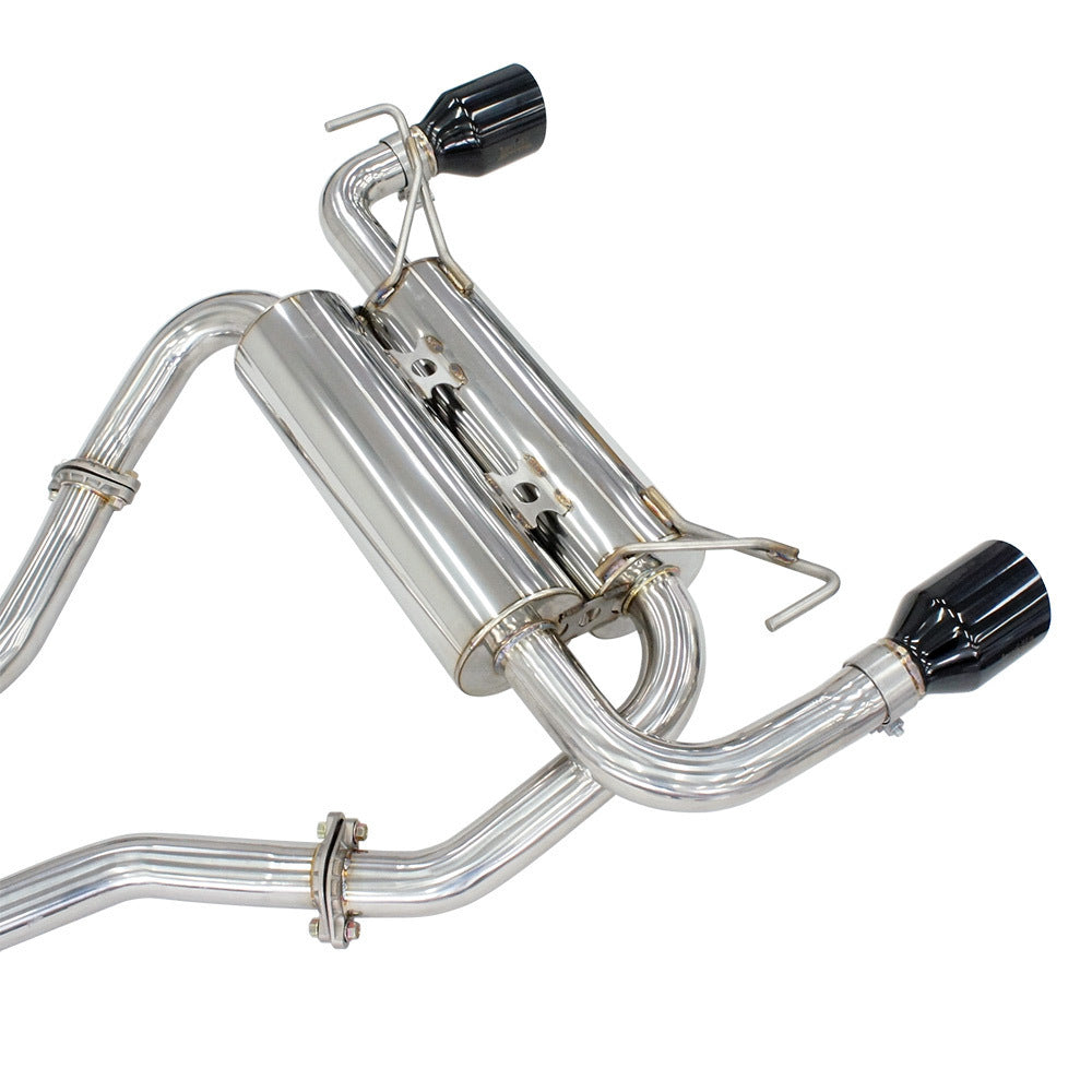 Gemini Cat Back Exhaust w/Ti Rolled Tips - Nissan 370Z Z34 09-21