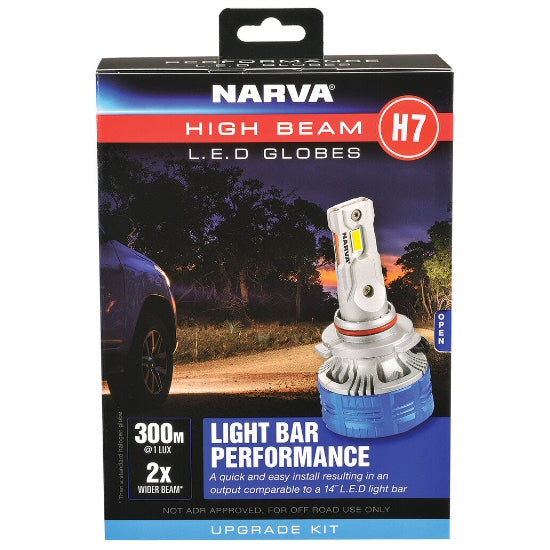 Headlight H7 "Highbeam Only" 12/24v Upgrade Kit