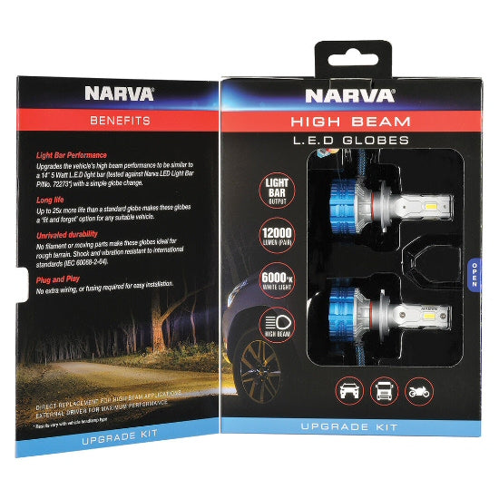 Headlight H7 "Highbeam Only" 12/24v Upgrade Kit