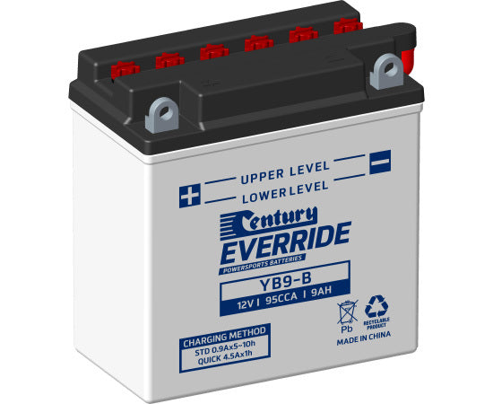 Century Powersports Battery YB9-B