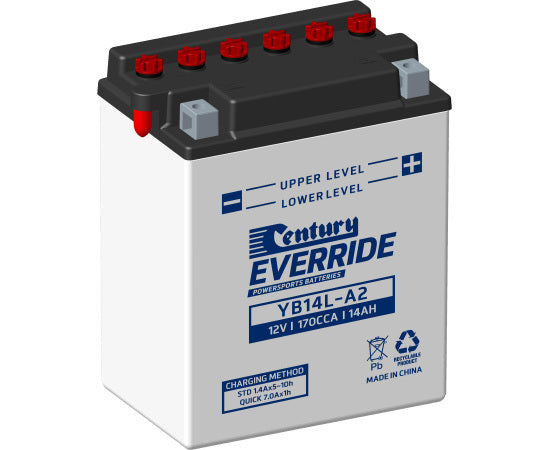 Century Powersports Battery YB14L-A2