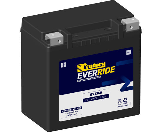 Century Powersports Battery GYZ16H
