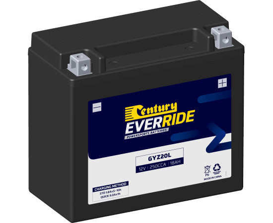 Century Powersports Battery GYZ20L