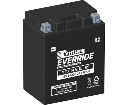 Century Powersports Battery YTX14AHL-BS