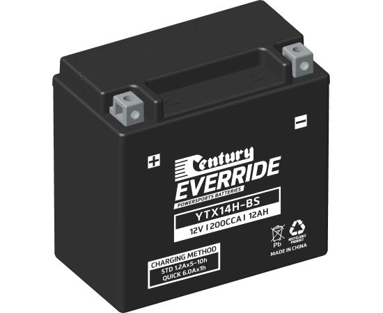 Century Powersports Battery YTX14H-BS