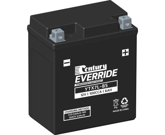 Century EverRide Powersports Battery YTX7L-BS