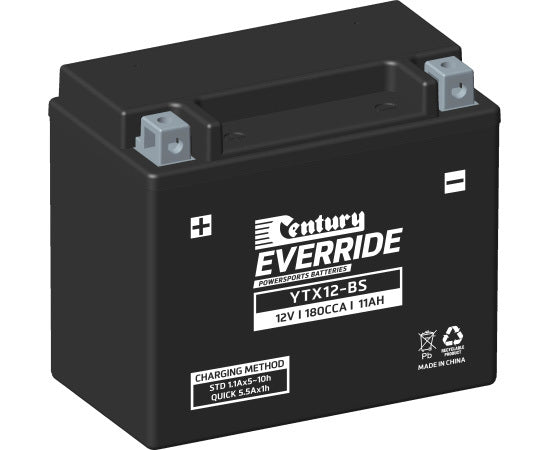 Century EverRide Powersports Battery YTX12-BS