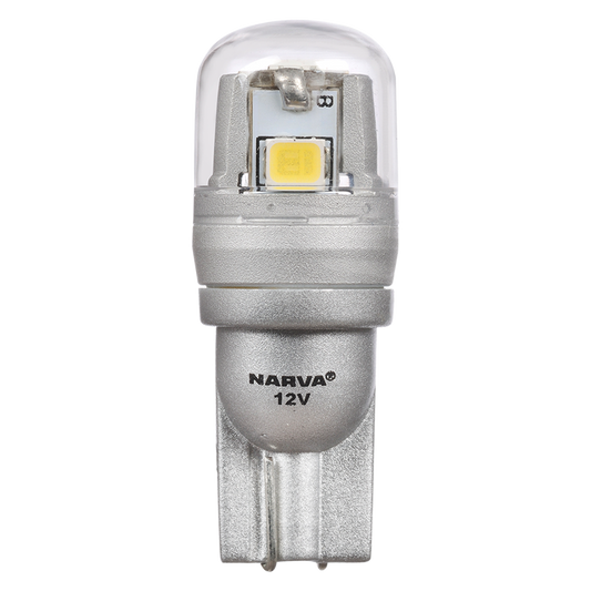 Narva 12V T10 CANBUS Compatible LED Wedge Globes - Twin Pack - 18244BL | Narva 18244BL