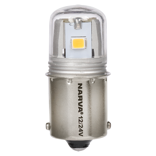 Narva 12/24V BA15S R5W LED Globes (2) | Narva 18260BL