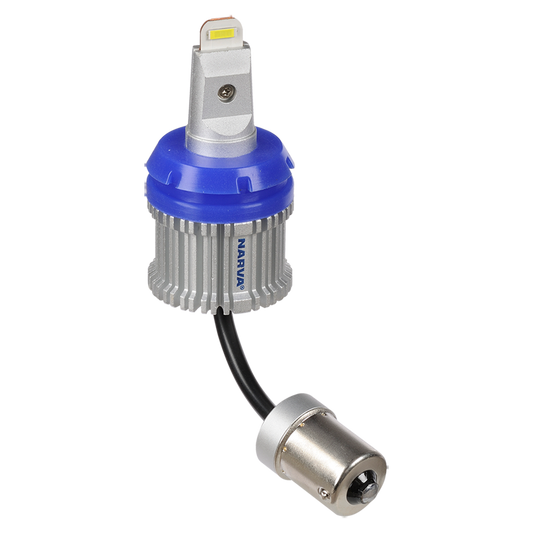 Narva 12/24V P21W BA15S High Power LED Reverse Globes - Twin Pack - 18280BL | Narva 18280BL