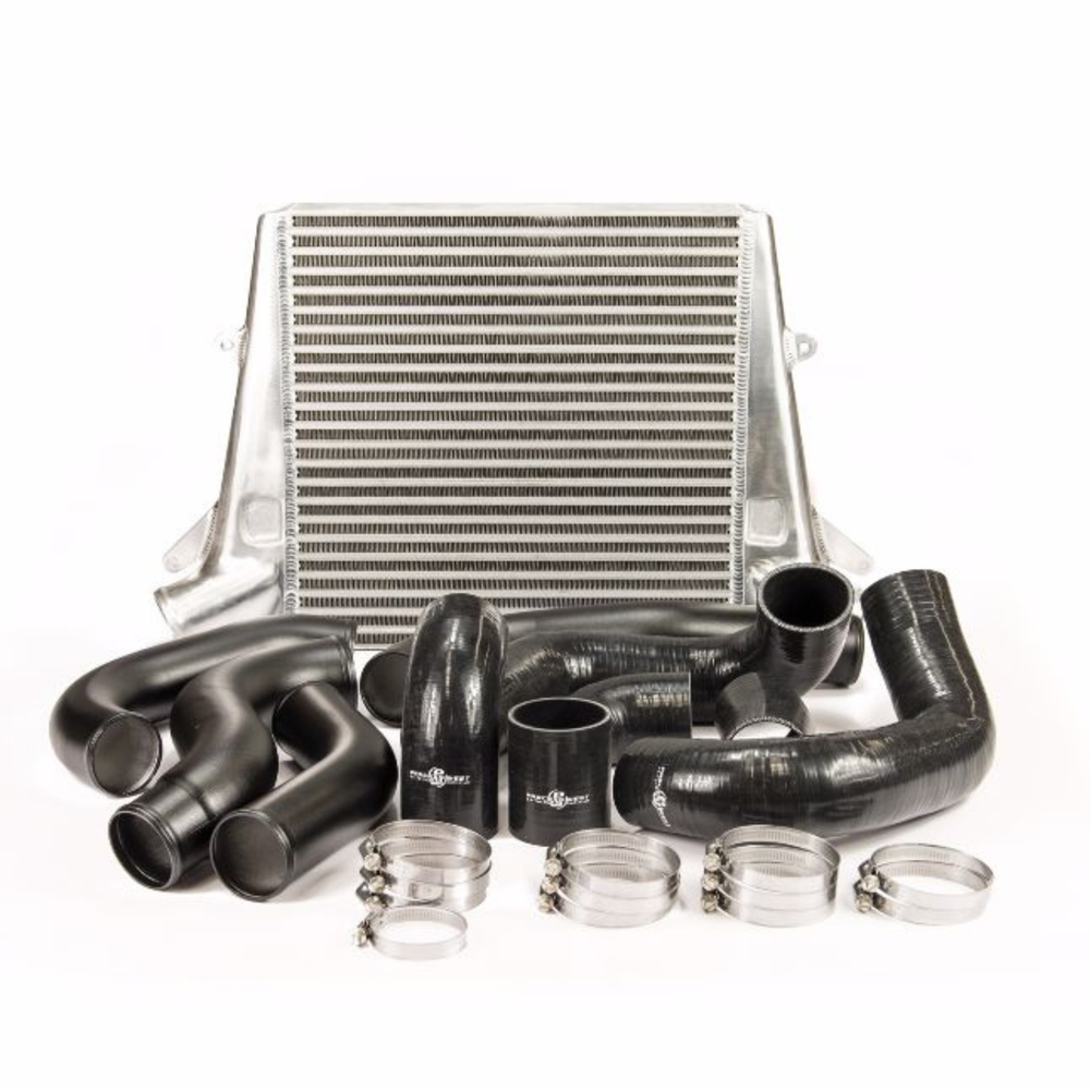 Process West Stage 2 Intercooler Kit Black Ford Falcon XR6T FG FGX 08-16 PWFGIC02B
