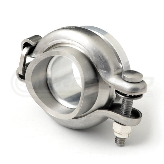 GFB Aluminium Weld On V Band Mounting Kit Suit GFB Bolt On BOV Body - Universal GFB Mach 2/Hybrid/Respons/Deceptor Pro II applications