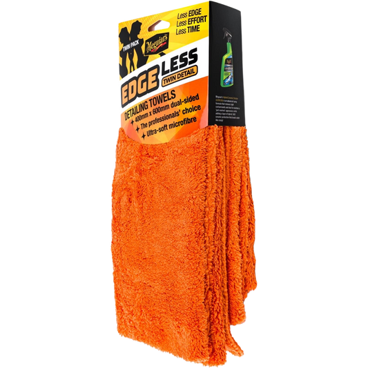 Meguiar's EDGELESS DETAILING TOWELS TWIN PACK 600GSM