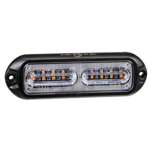 Narva 12/24V High Powered LED Warning Light (Amber), 10 Flash Patterns - 85221A